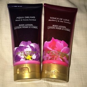 Touch of love & agua dreams body lotions